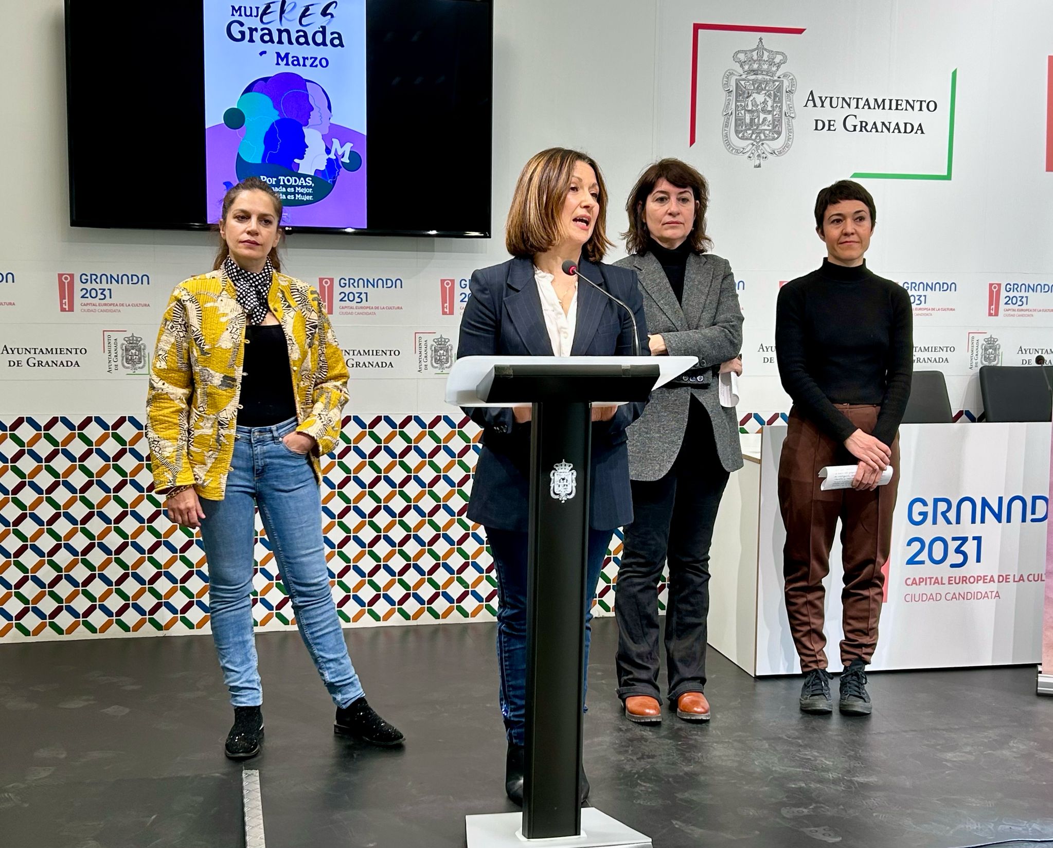 ©Ayto.Granada: El Ayuntamiento se une a la conmemoracin del 8 de marzo con la campaa ‘Granada es mejor. Granada es mujer’
